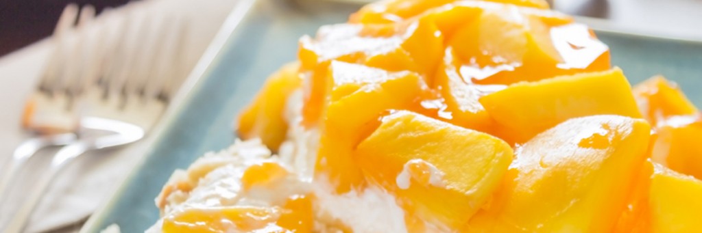 ¿Cómo hacer un cheesecake con mango?