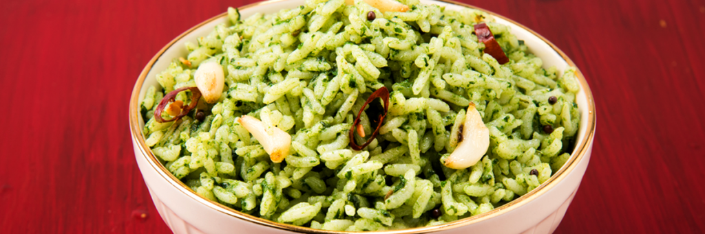 ¿Como preparar arroz verde?